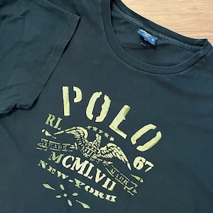 【POLO RALPH LAUREN】アーチロゴ プリント Tシャツ XL  ポロ ラルフローレン US古着 アメリカ古着