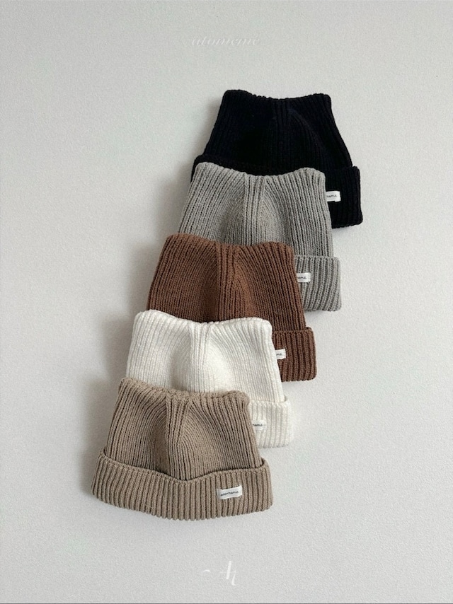 予約⌇atomeme / Rosy cat beanie