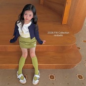 韓国子供服 / ninibello / Melville Eyelet Cardigan / カーディガン *XS~XXL*