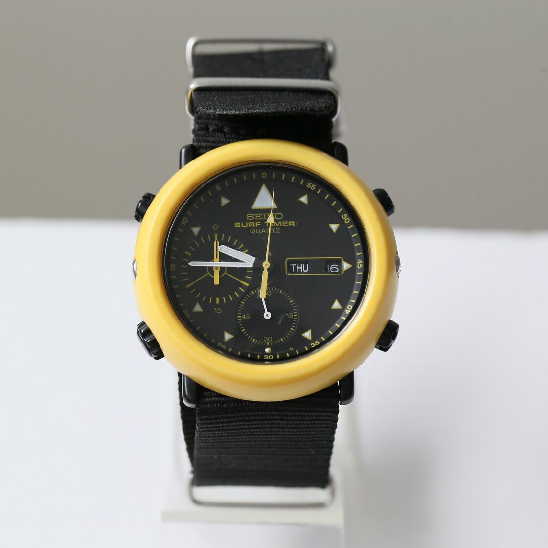 イエローベゼル SEIKO SURF TIMER セイコー サーフタイマー 稼動品 