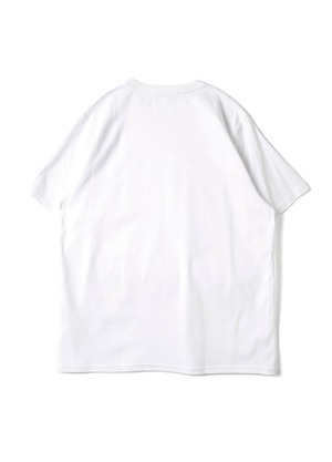 WOLF EMBROIDERY S/S CUT & SEW (WHITE)