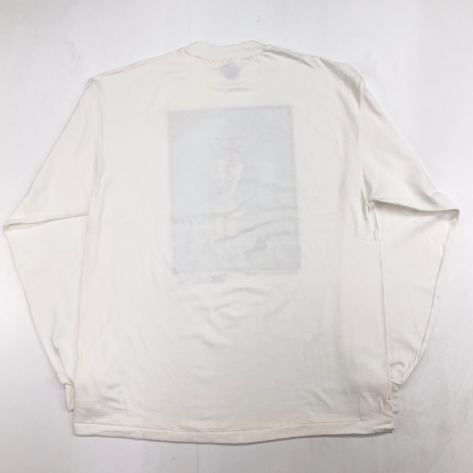 90s Hanes ダリ アートロンT 長袖 ヴィンテージ　L HANES ヘインズ 90年代 USA製 サルバドール ダリ 器官と手 シュール