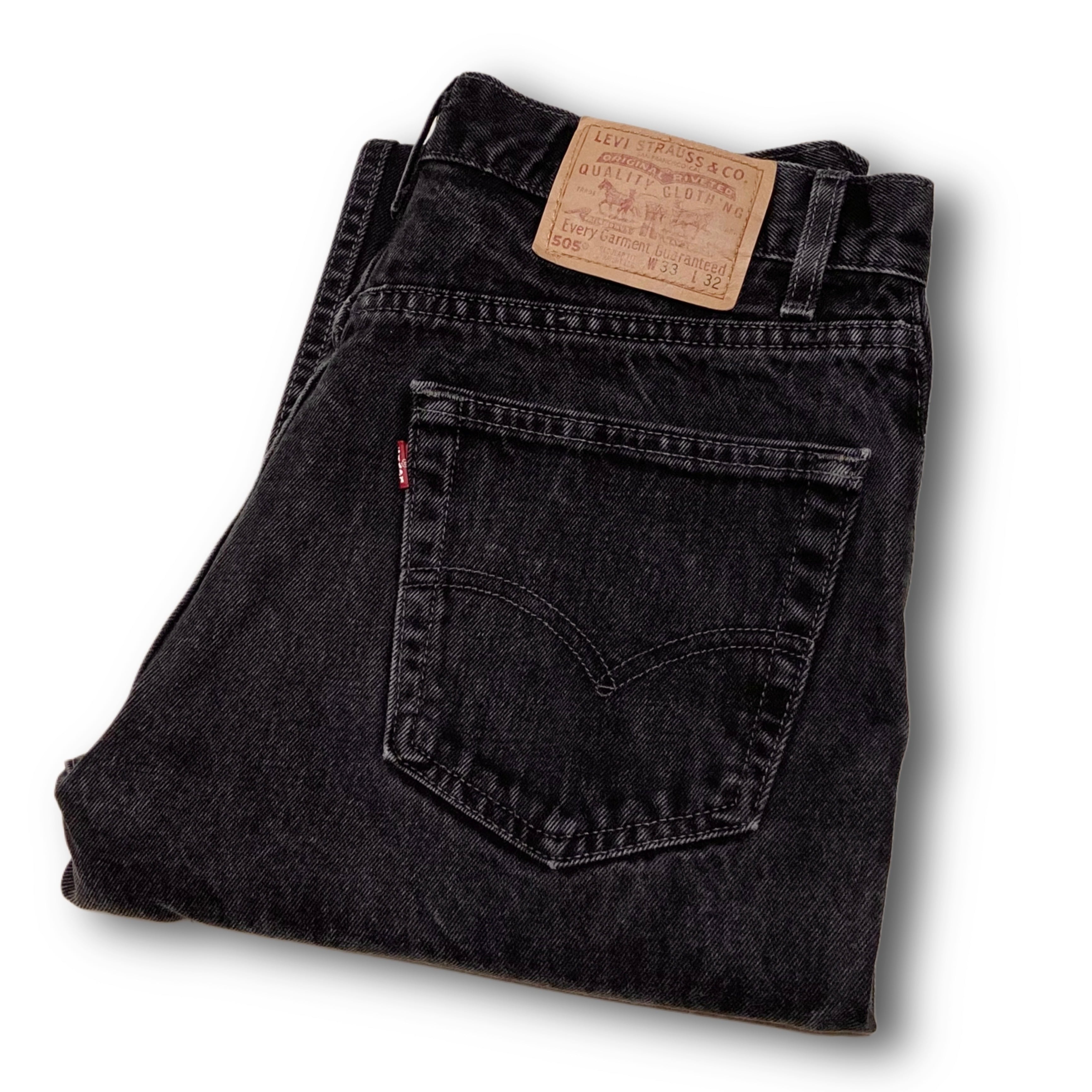 MADE IN USA '99 90s Levis リーバイス 505 ブラックデニム ジーンズ