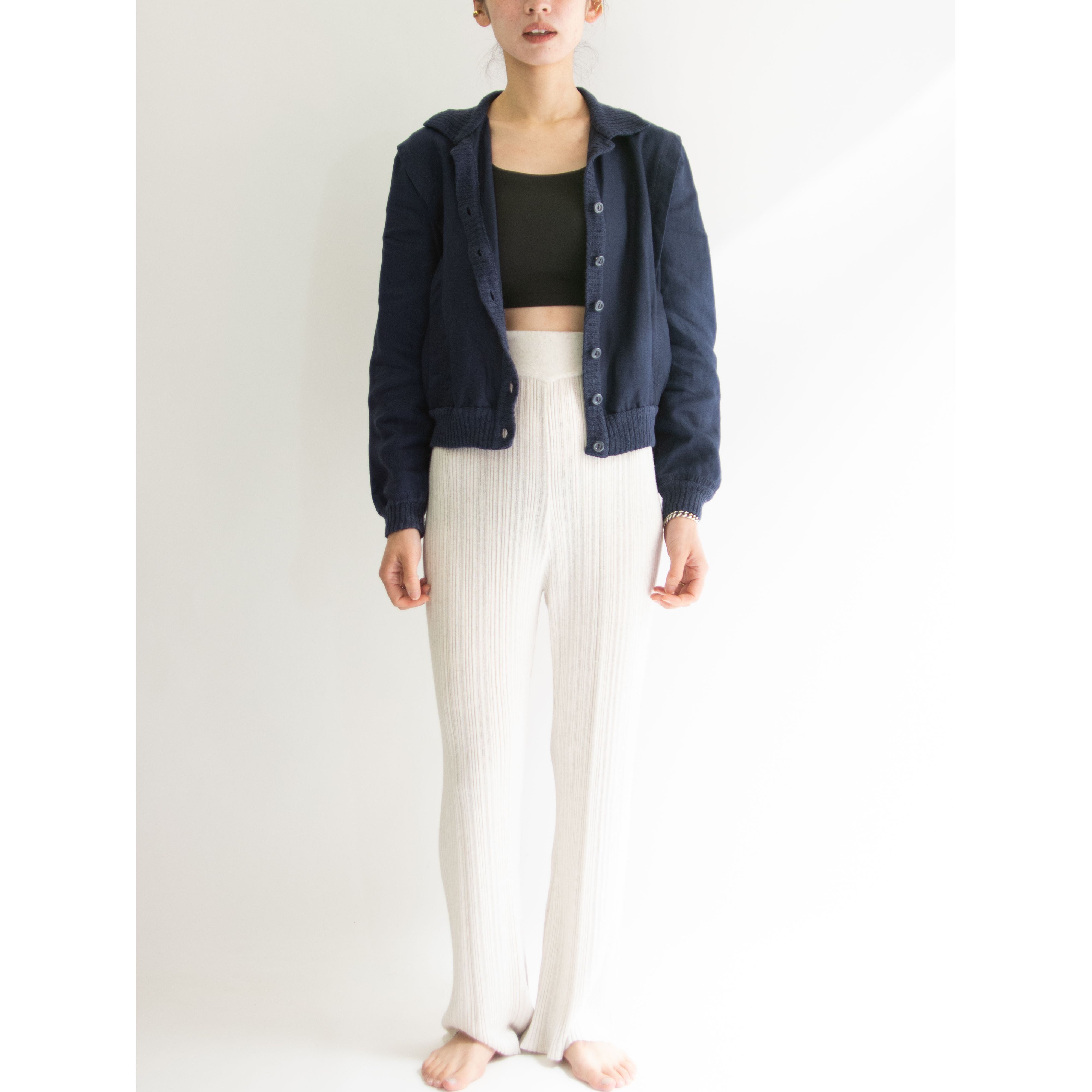 【AVON KNITWEAR】Made in Italy 60-70's Linen Jacket(イタリア製 リネンジャケット)