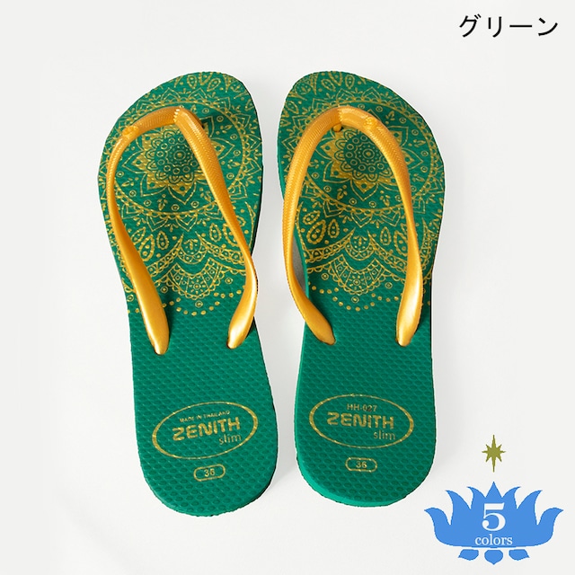 サンダル　マンダラ　Flip Flops Mandala