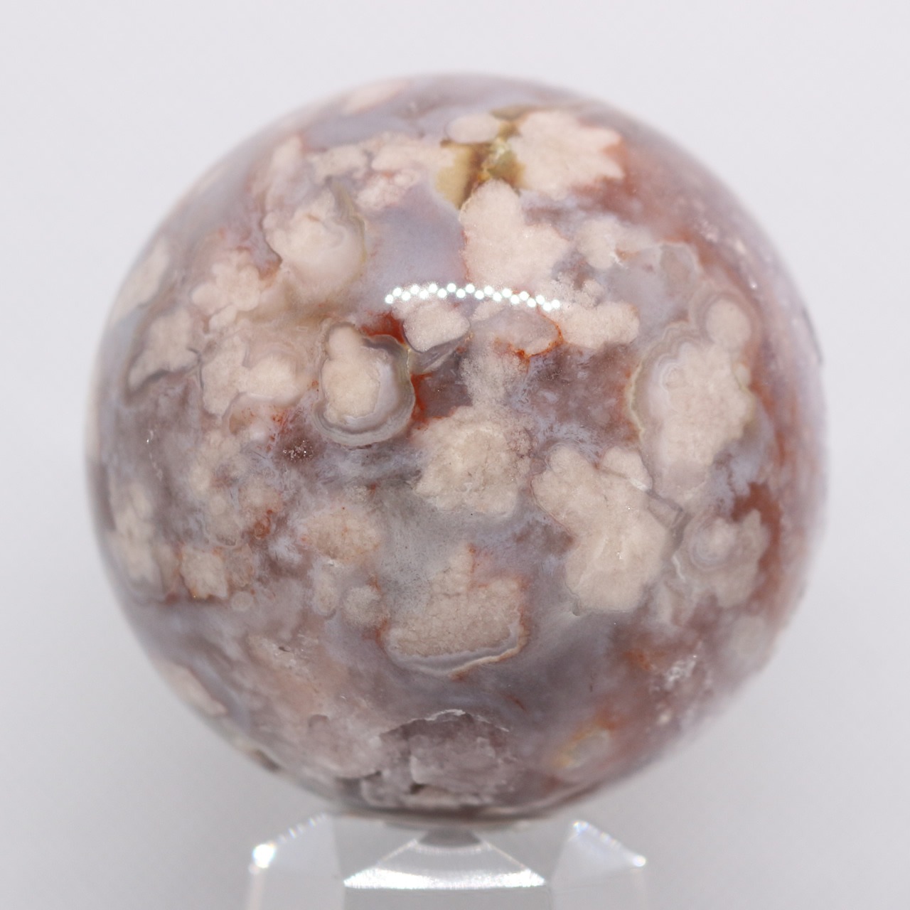 ピンクアメジスト　66mm　丸玉　0104001539・画像9