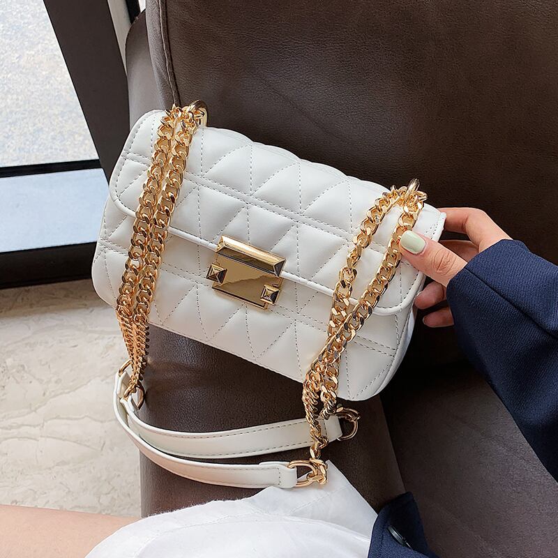 夏の小さなバッグ女性バッグ2020新しいトレンディなワイルドチェーンシングルショルダーメッセンジャーバッグネット赤ファッション小さな正方形のバッグ Tiancai_Wing_Bag8976307