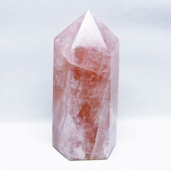 1.1Kg ローズクォーツ 六角柱 一点物 152-2740