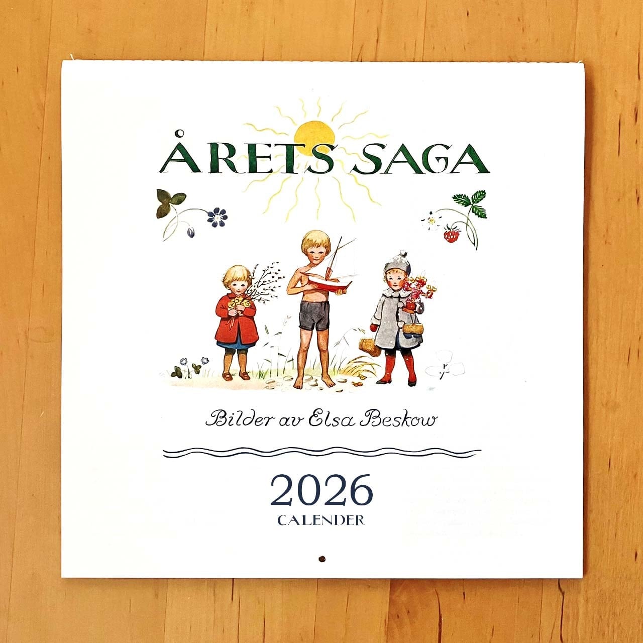 受付終了》【送料込み】カレンダー2026「Årets saga（いちねんのうた