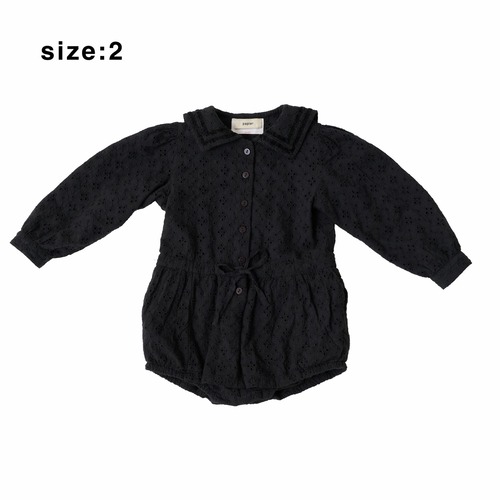 【KIDS】lace lily sailor rompers/size2