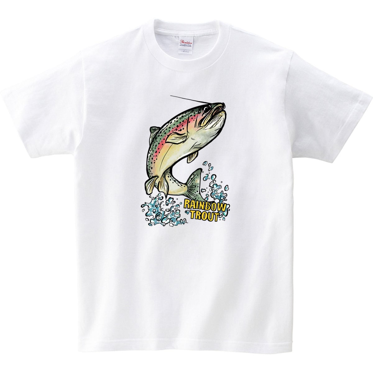ニジマス 虹鱒 Tシャツ rf16 渓流釣り ルアー釣り フィッシング 釣り好き 釣り人 誕生日 父の日 敬老の日 ギフト プレゼント