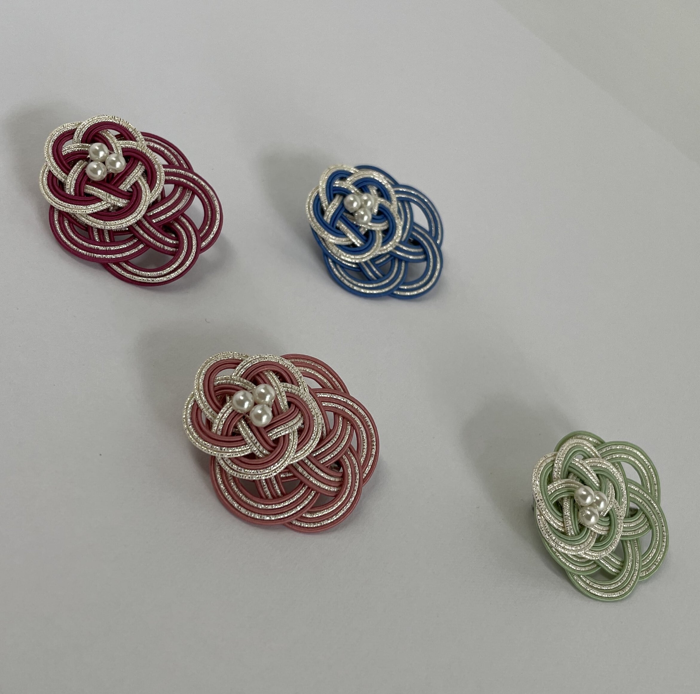 水引ブローチ ” かれん ” | えがお工房8ジョイ