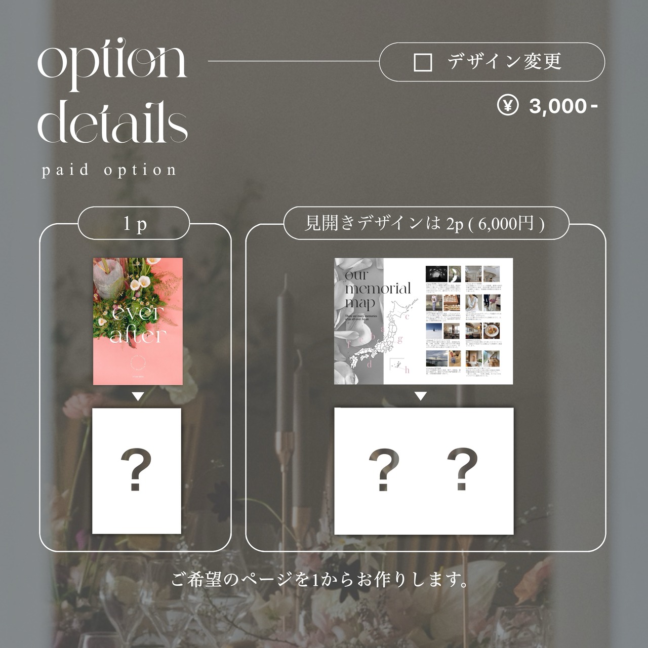 予約枠購入済の方専用：profile book "bourgeon" (normal/prime)