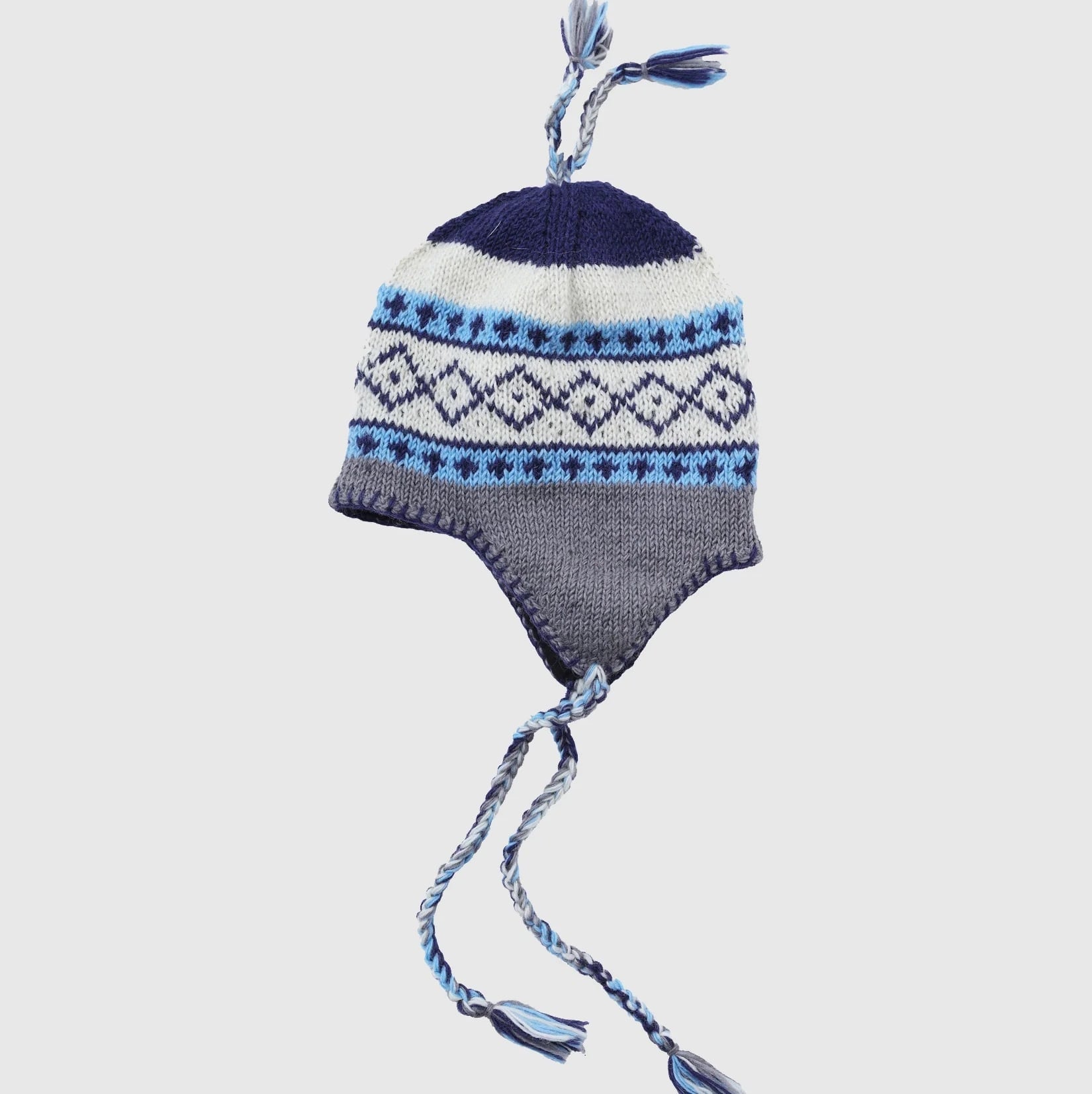 HAND KNIT EAR FLAP BEANIE｜SEDAN ALL-PURPOSE | 服と日用品 SLOPE