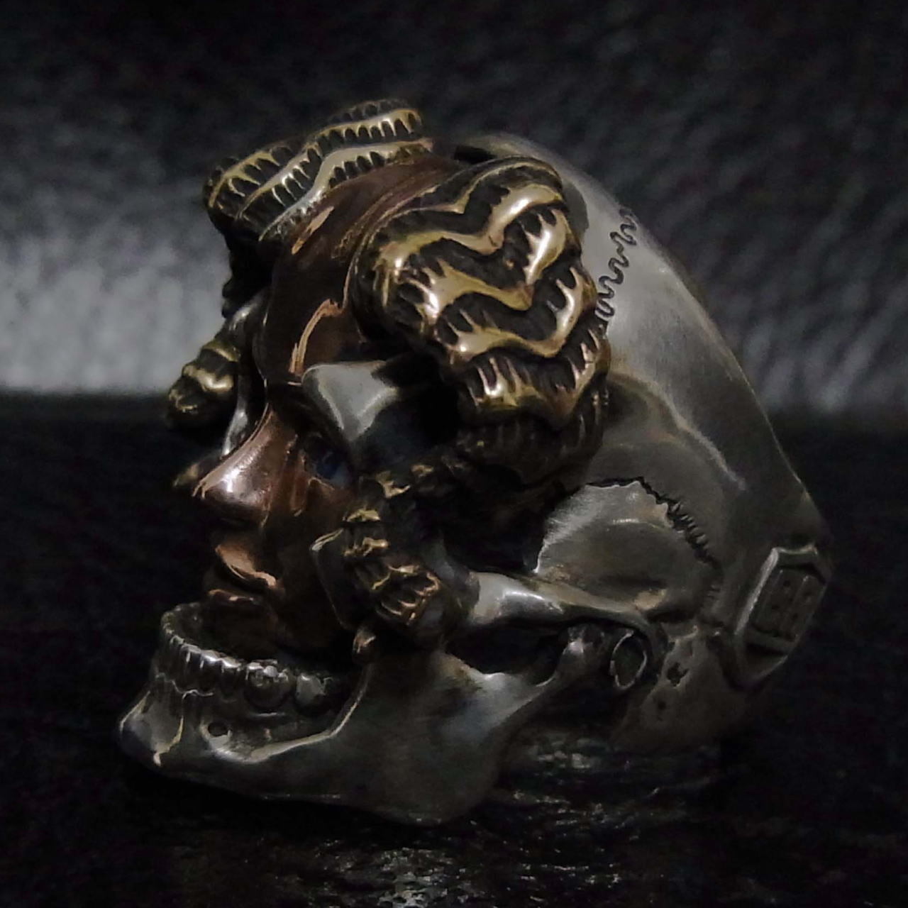 Succubus Ring copper face Glass Eye | BLIND RABBIT