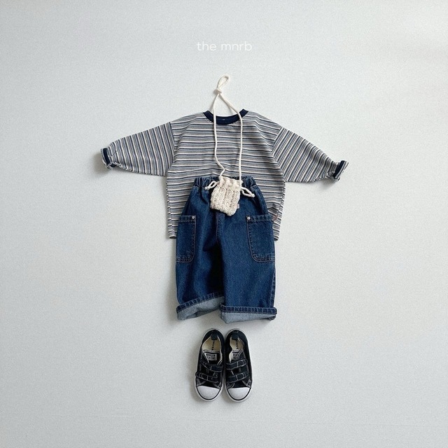 即納 Side denim PT  [ minirobe ]