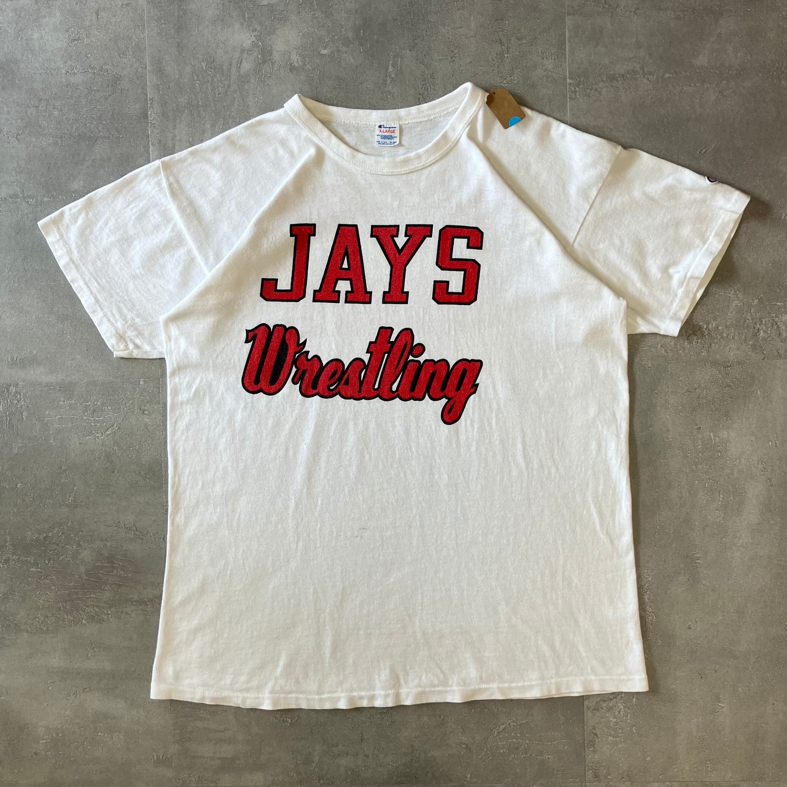 champion チャンピオン 80s トリコタグ 染み込みプリントTシャツ 両面プリント XL No.2677