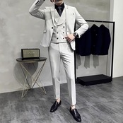 slim casual suit 3piece 00013
