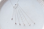 【ORDER】tefu-tefu necklace adjuster SV925 <slim> / ネックレス用延長アジャスター (スリム)