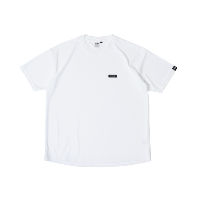 Basic tag T-shirts：クリアホワイト
