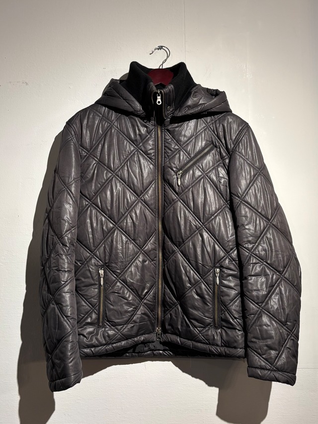 Down jacket with hoodie