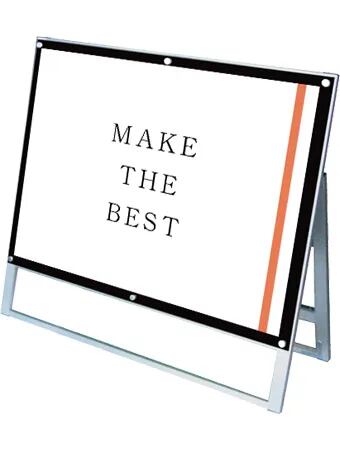 ポスター用スタンド看板マグネジ B1横ロウ片面ブラック