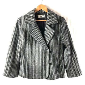 houndstooth wool jacket | PAY ID