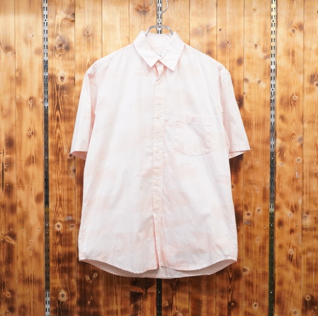 stussy usa製 ピンク 迷彩 シャツ S/old stussy オールドステューシー
