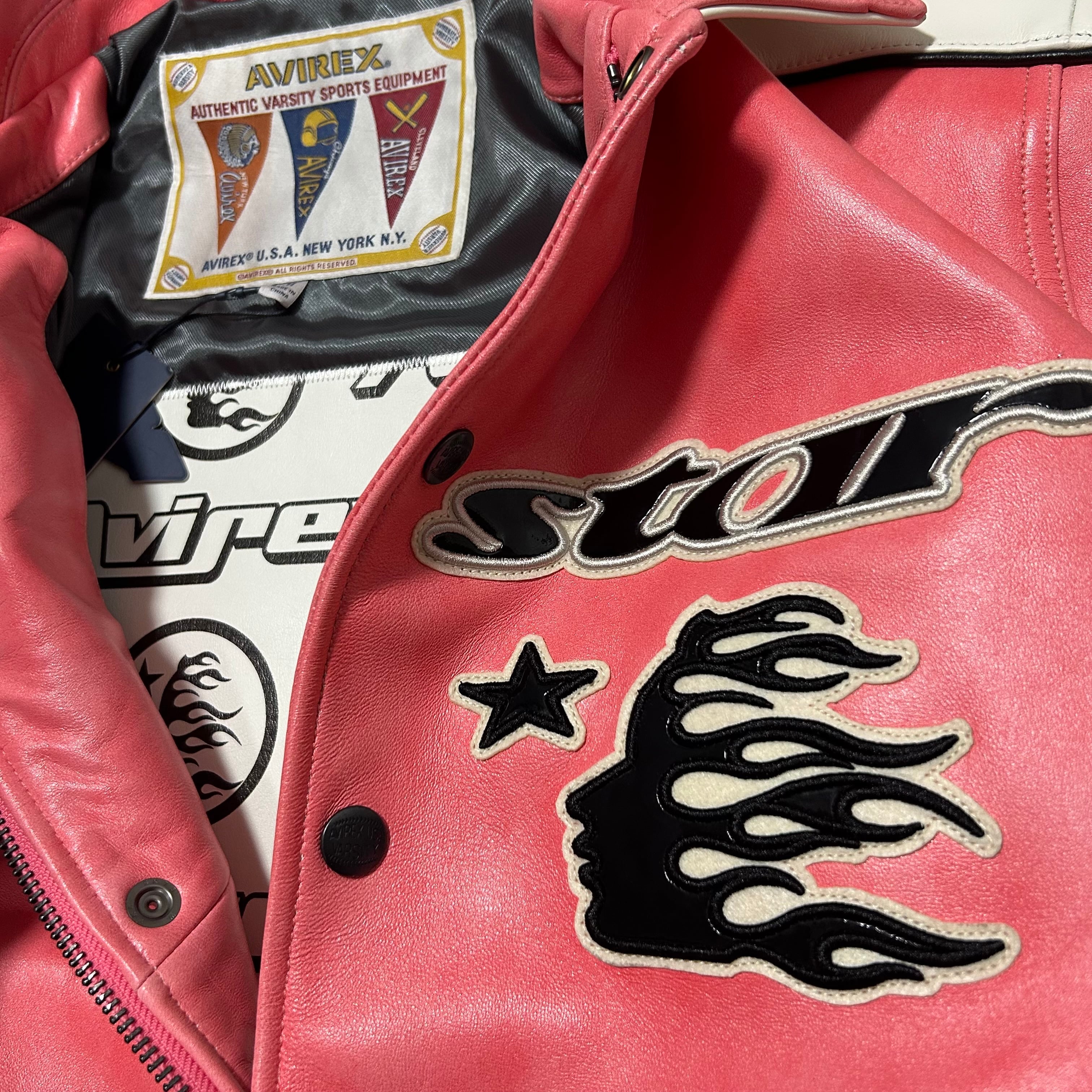 Avirex X Hellstar Jacket Salvage Red | BARDEST