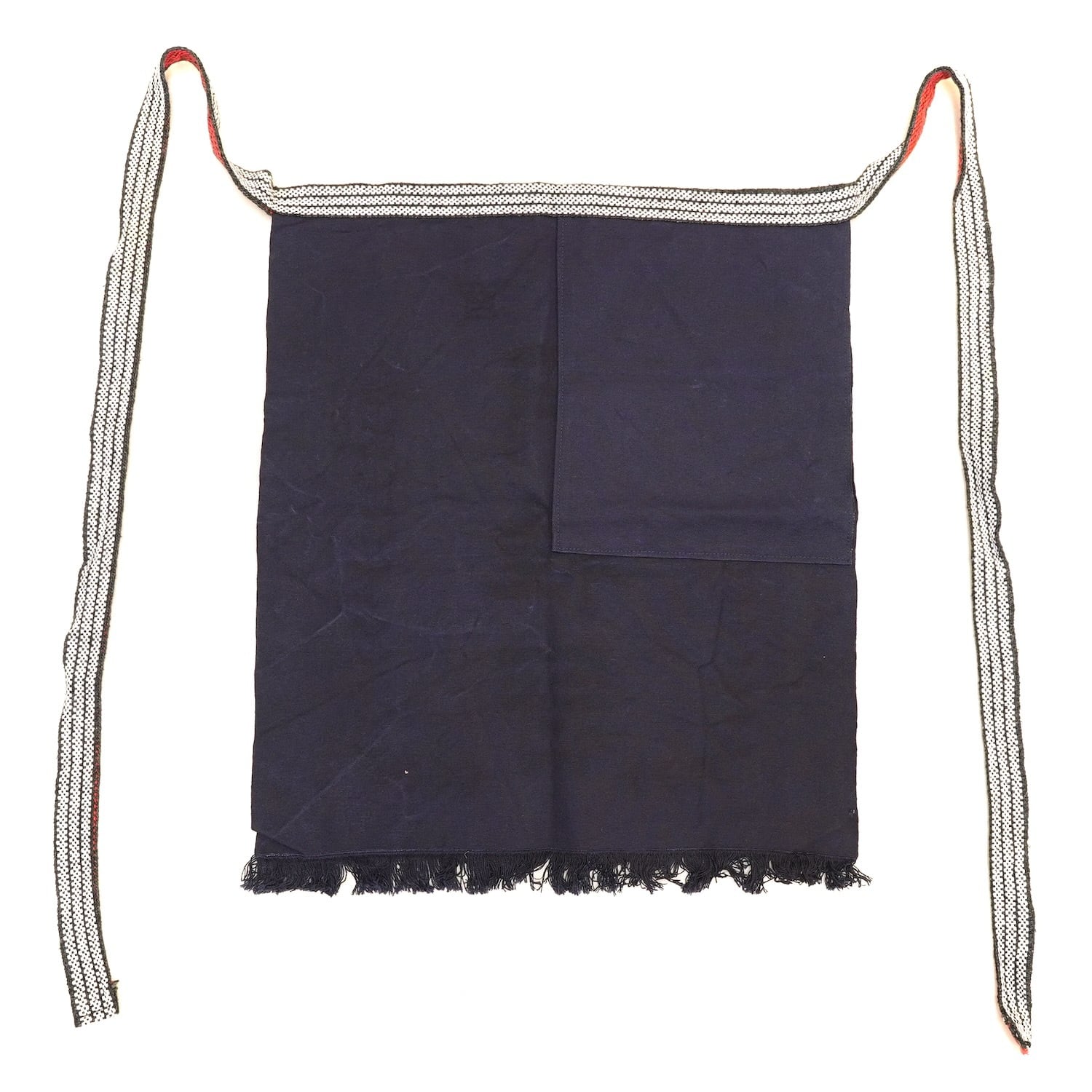 4185 前掛け 月桂冠 清酒 日本酒 SAKE ポケット付き 古布 木綿