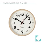 KATOMOKU plywood clock 2 km-42M