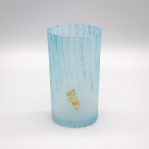 ガラス・コップ・グラス・マーブル・水色・No.200902-058・梱包サイズ60