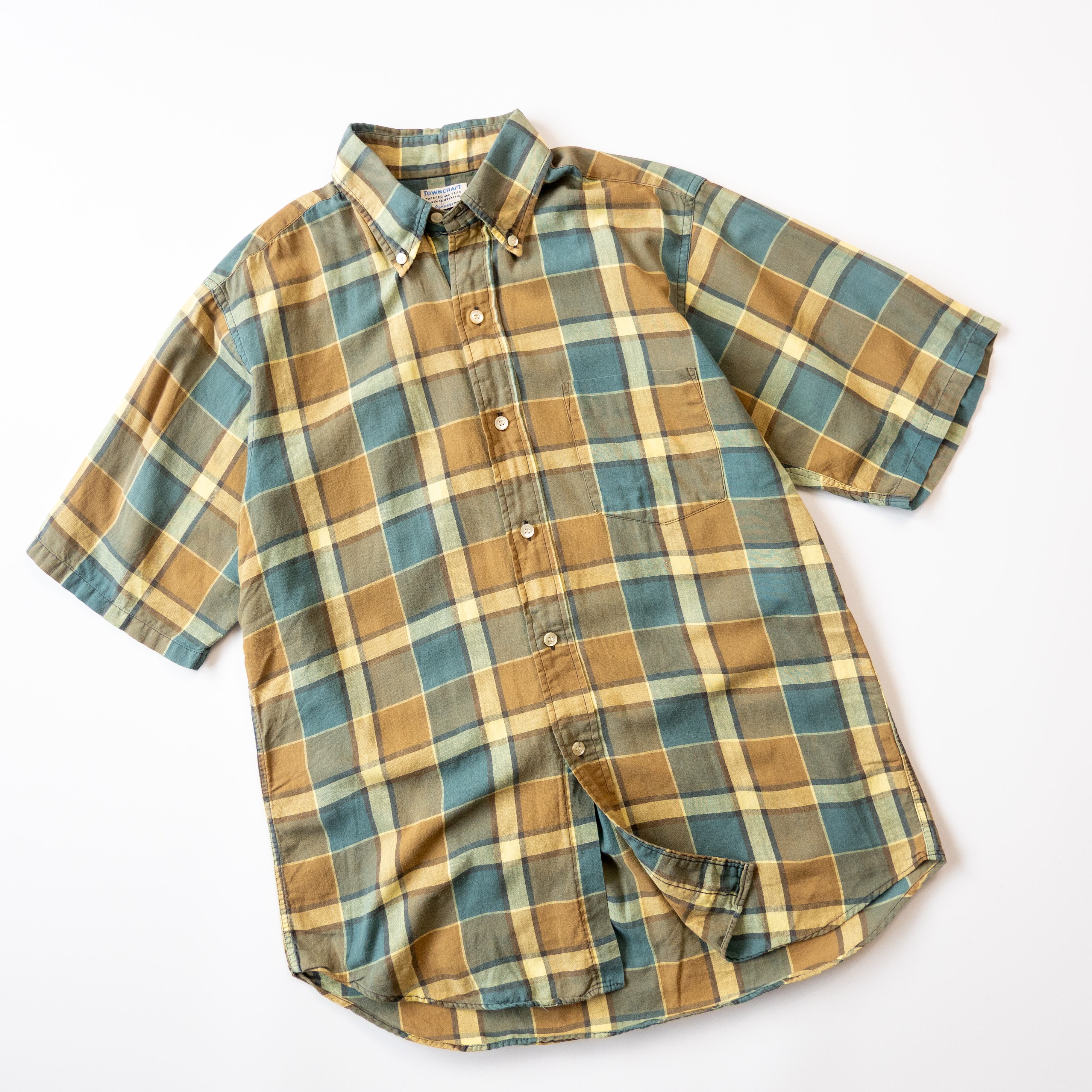 Towncraft 60s vintage check shirt TOWNCRAFT 60s Vintage triangle