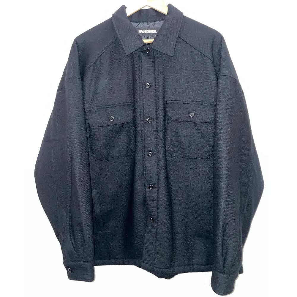 Neighborhood Wool Corps We-Shirt 4(XL) Black | M＆M Select shop