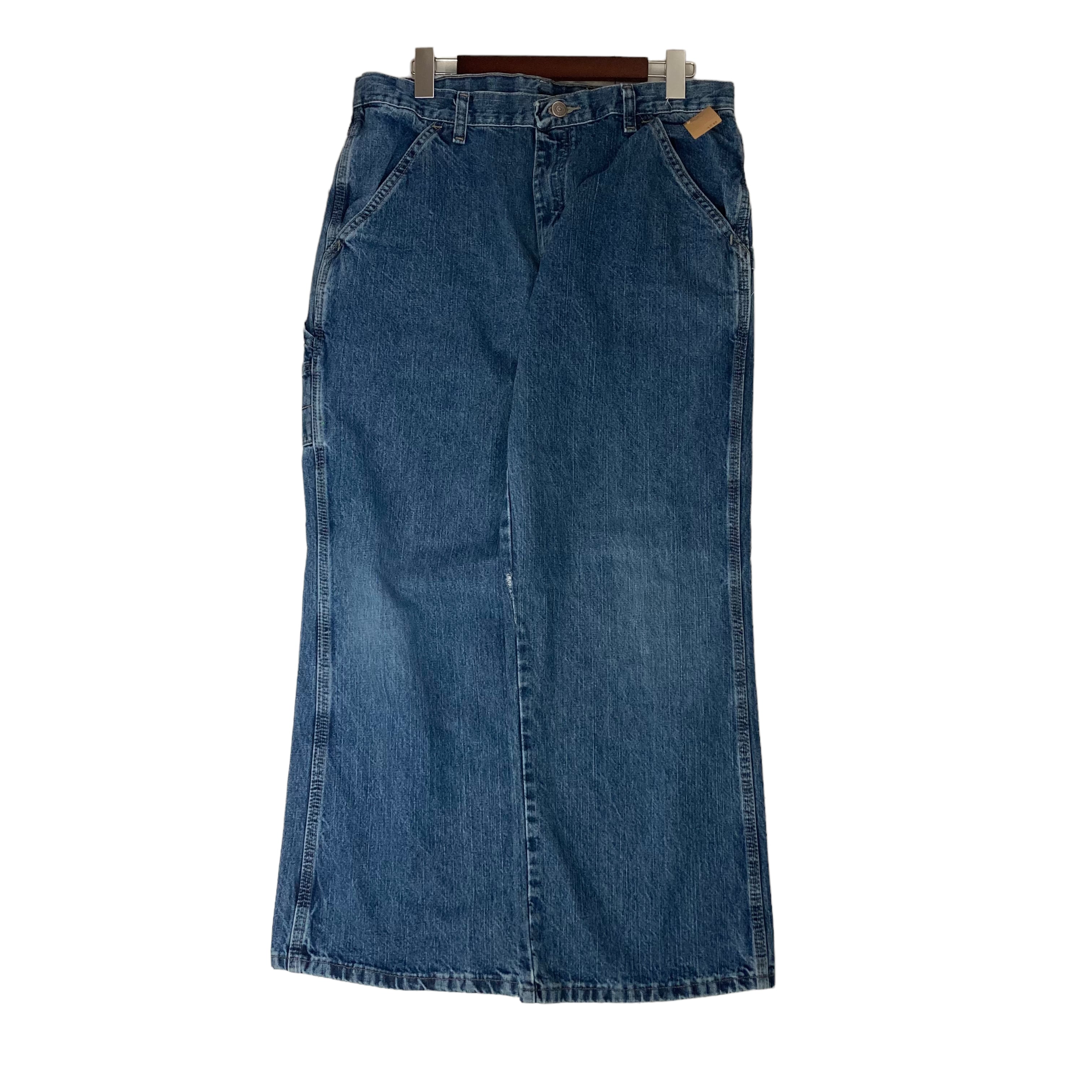 W32×L30】wrangler デニムペインターパンツ ブランドタグ | 古着 W32×L30】wrangler デニムペインターパンツ ブランドタグ | 古着