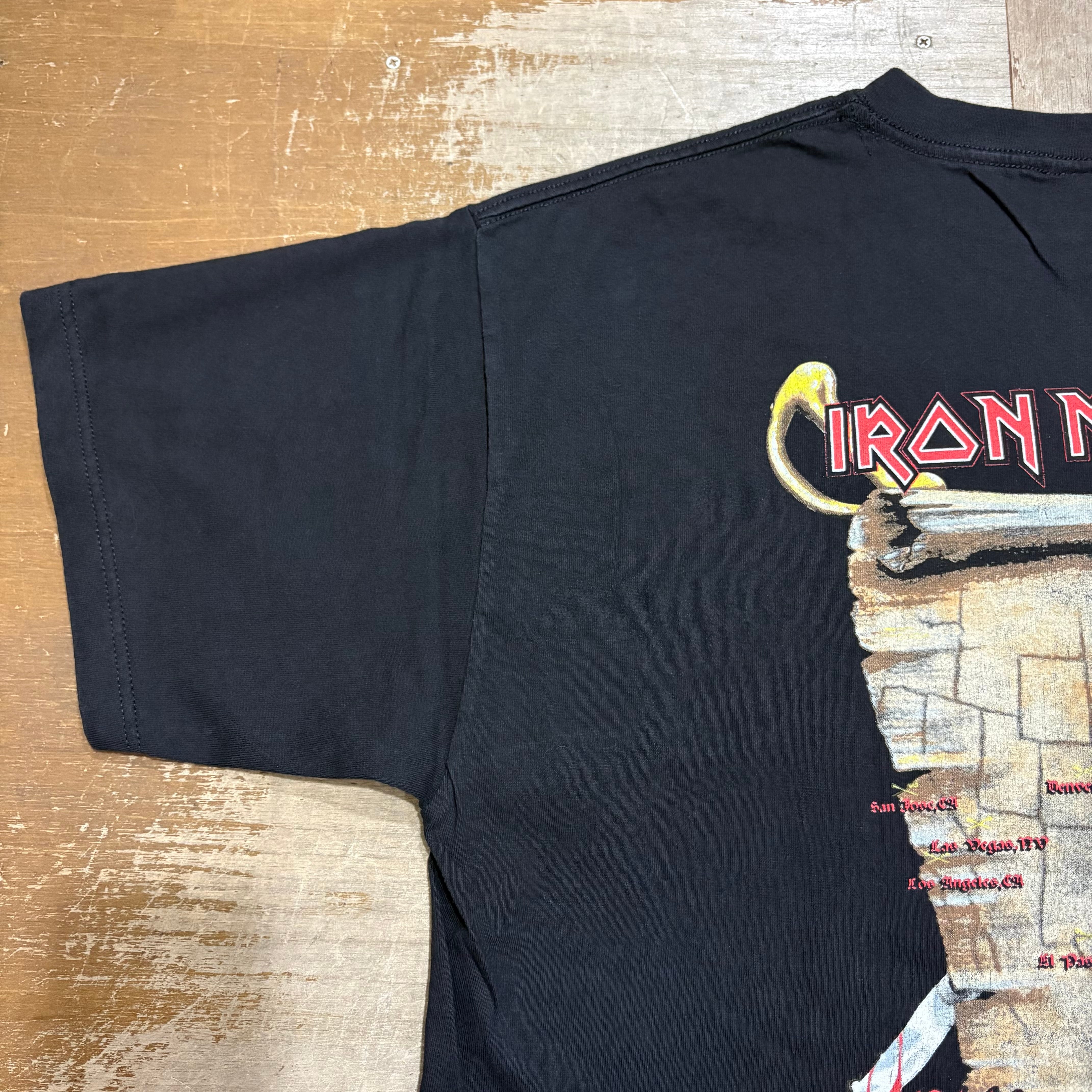 Vintage99年アイアン・メイデン北米ツアーTシャツ黒XL程度が良いです