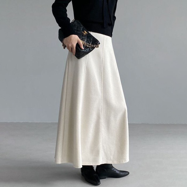 a-line long skirt 14832