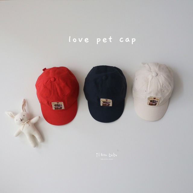 【即納】love pet cap