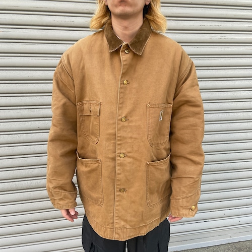 『送料無料』70s Carhartt USA製　ミシガンチョアコート　美品　ブランケット付き