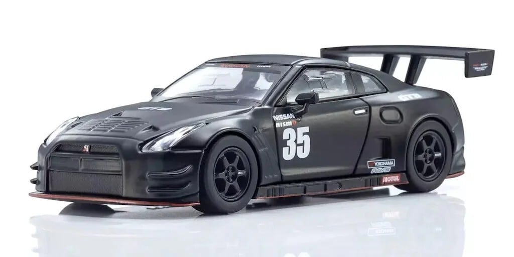 京商 1/64 [MOTN] ニスモ R35 GT-R GT3 テストカー (マットブラック