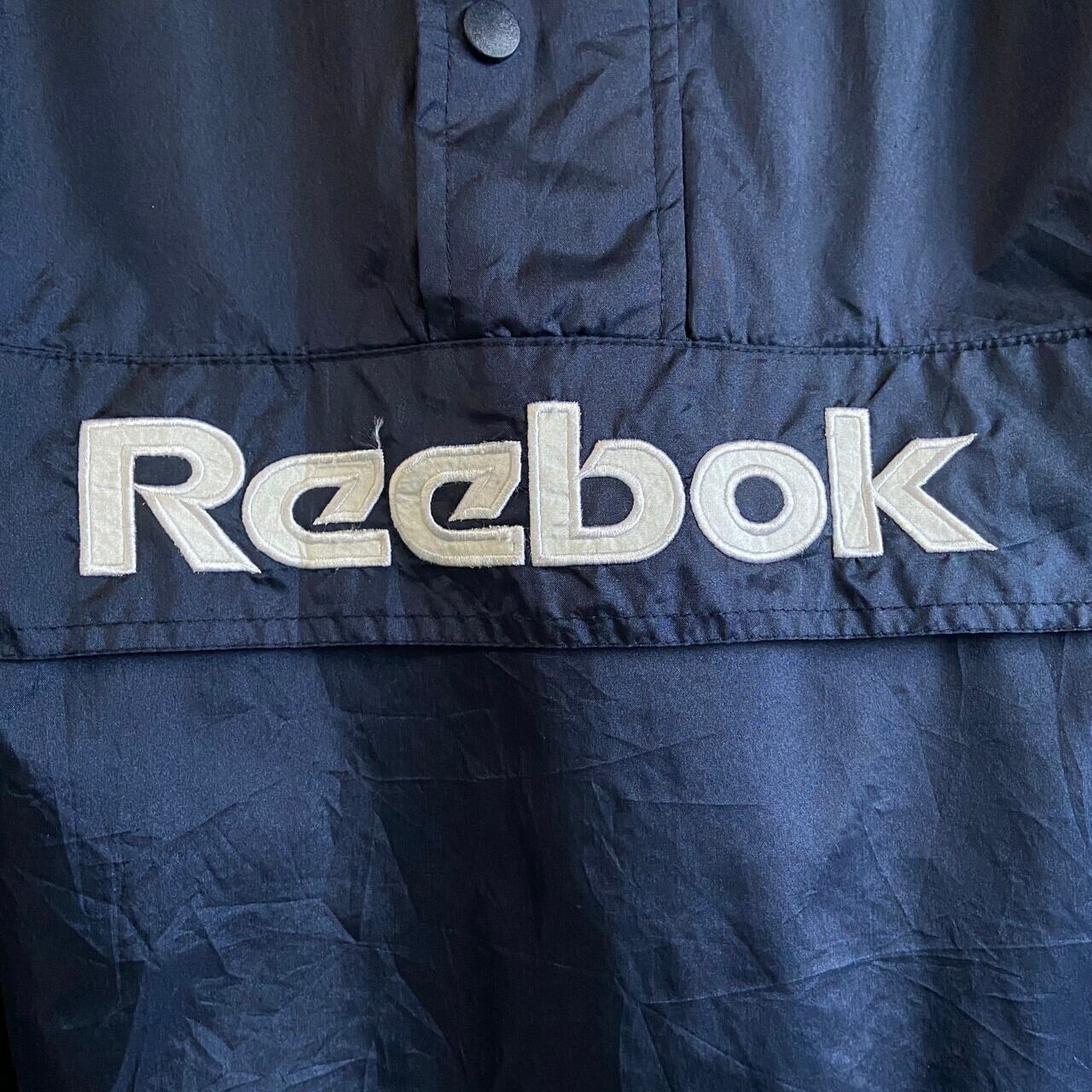 Reebok リーボック ナイロンプルオーバー メンズXL相当 古着 フード
