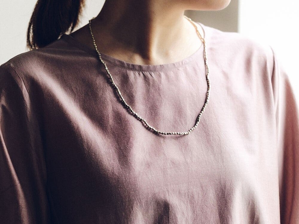 シルバービーズネックレス(Sサイズ) | fog linen work