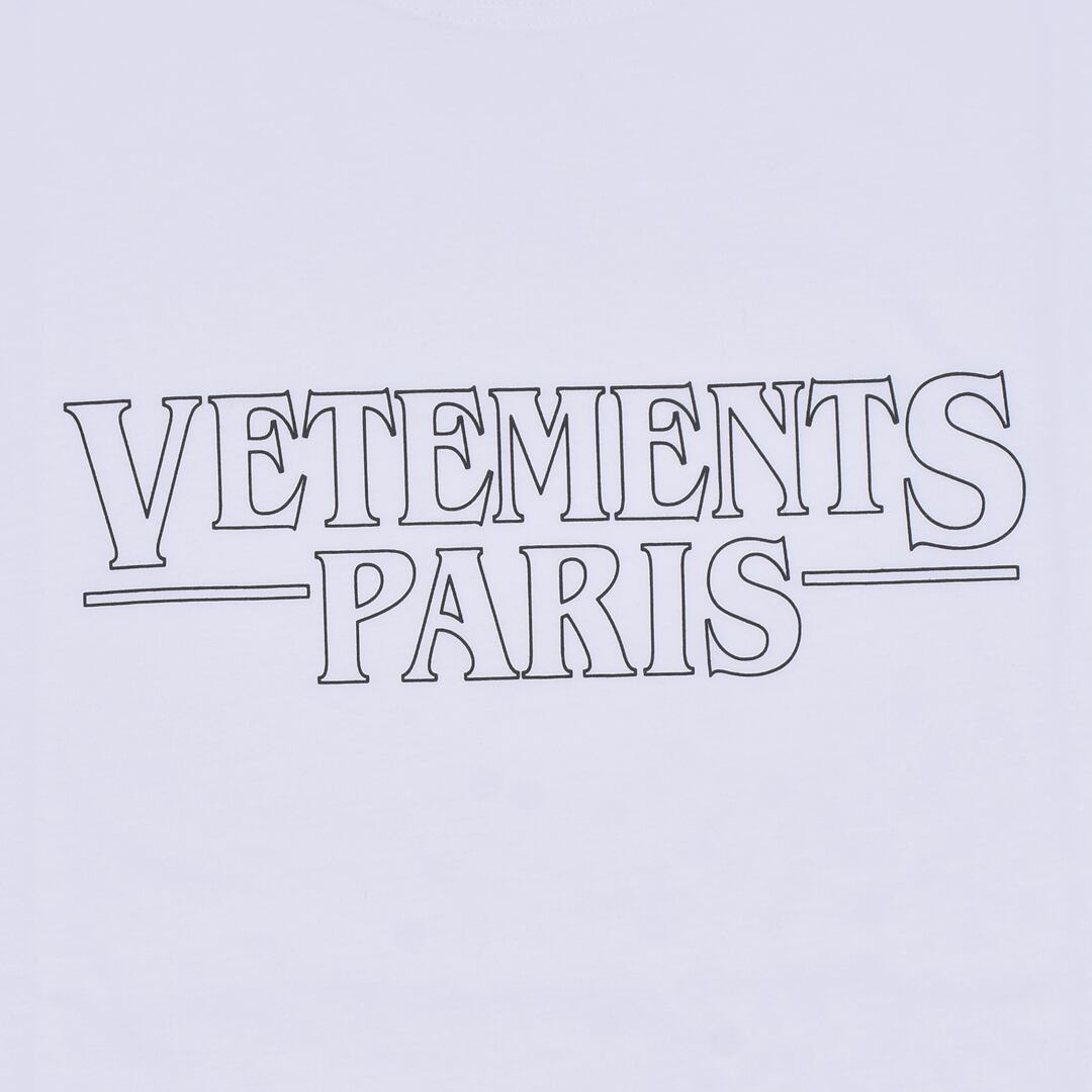 新品 VETEMENTS Paris Logo T-Shirt S VETEMENTS】VETEMENTS PARIS LOGO T-SHIRT | AYIN