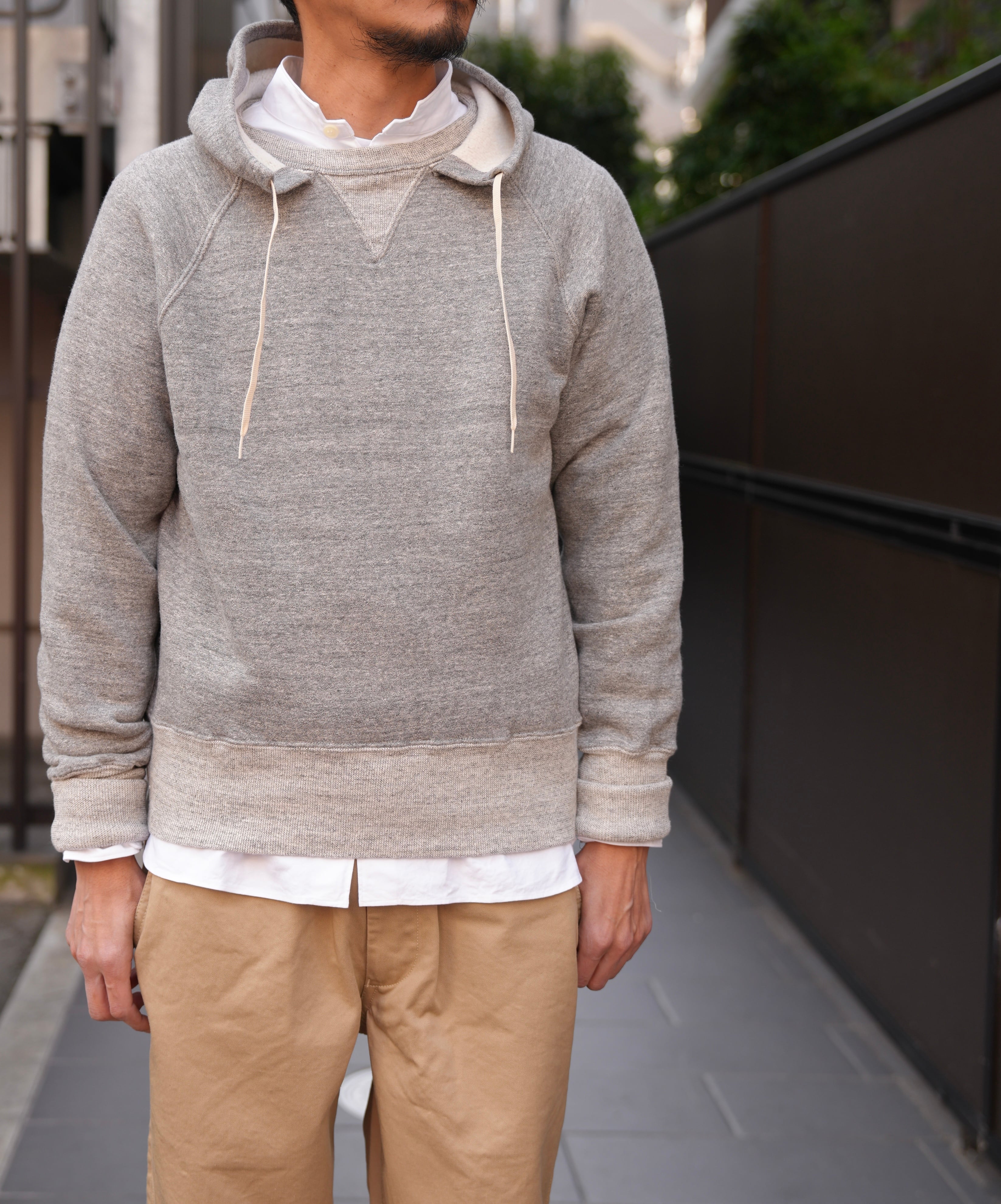 KENNETH FIELD(ケネスフィールド) / NEW HOODED - GREY-