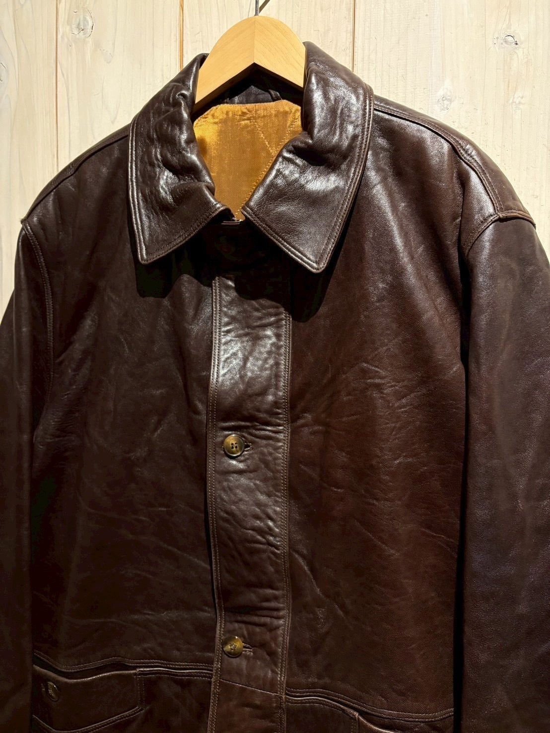 a.k.a.C.a.k.a vintage】80's Beautiful Brown Euro Vintage Coverall