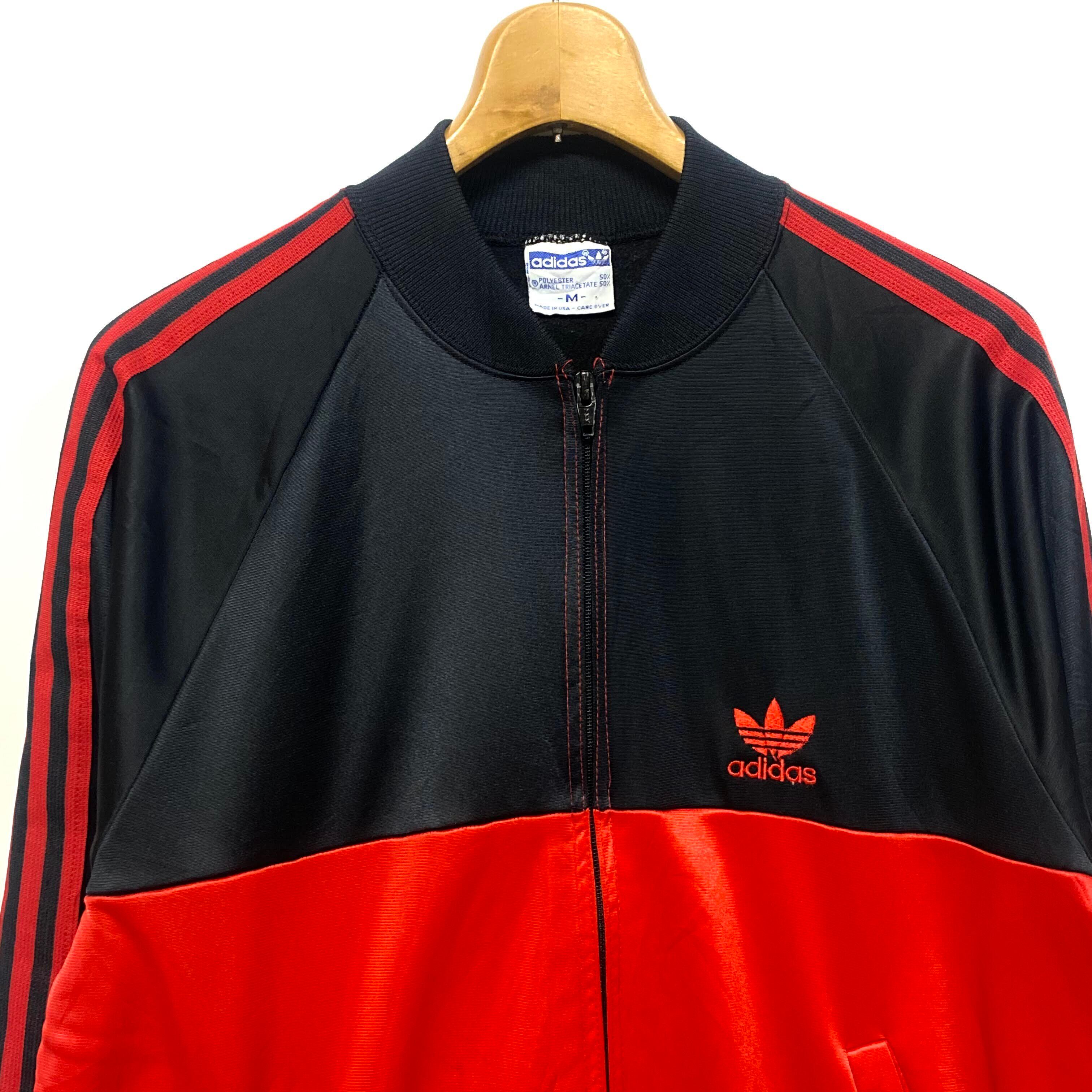 80年代 USA製 adidas アディダス ジャージ トラックジャケット メンズ