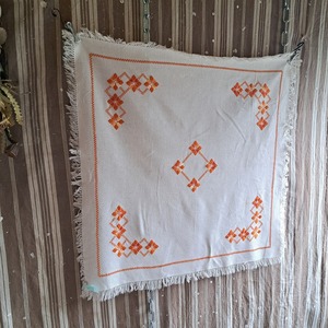 ヨーロッパ 刺繡クロス used [508060]