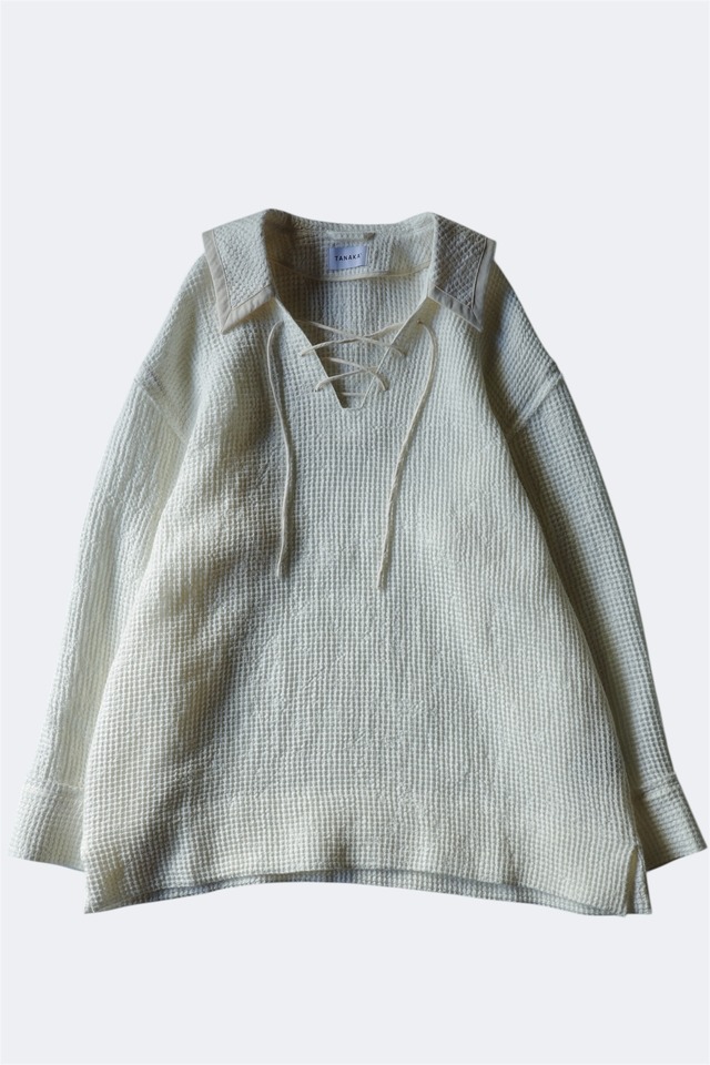 TANAKA 【THE TUNIC- WHITE WAFFLE-】