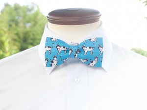 TATAN おしゃれネコ蝶ネクタイ（ブルー）