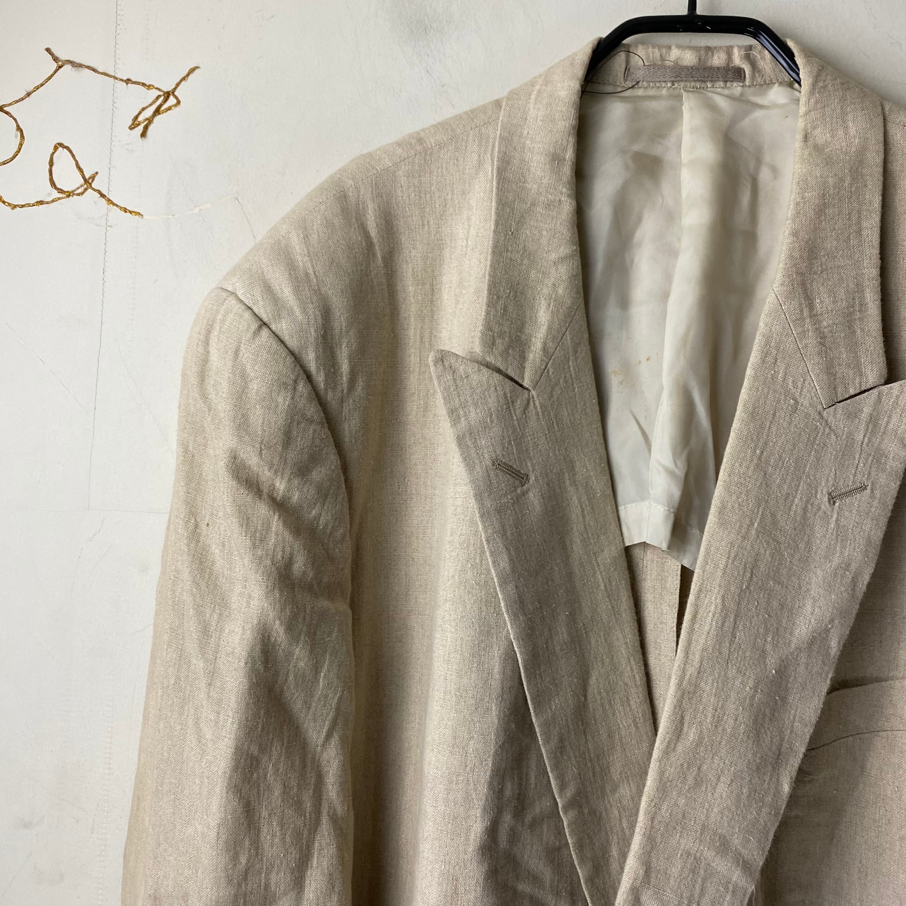 AD1992 COMME des GARCONS HOMME PLUS double breasted linen tailored 